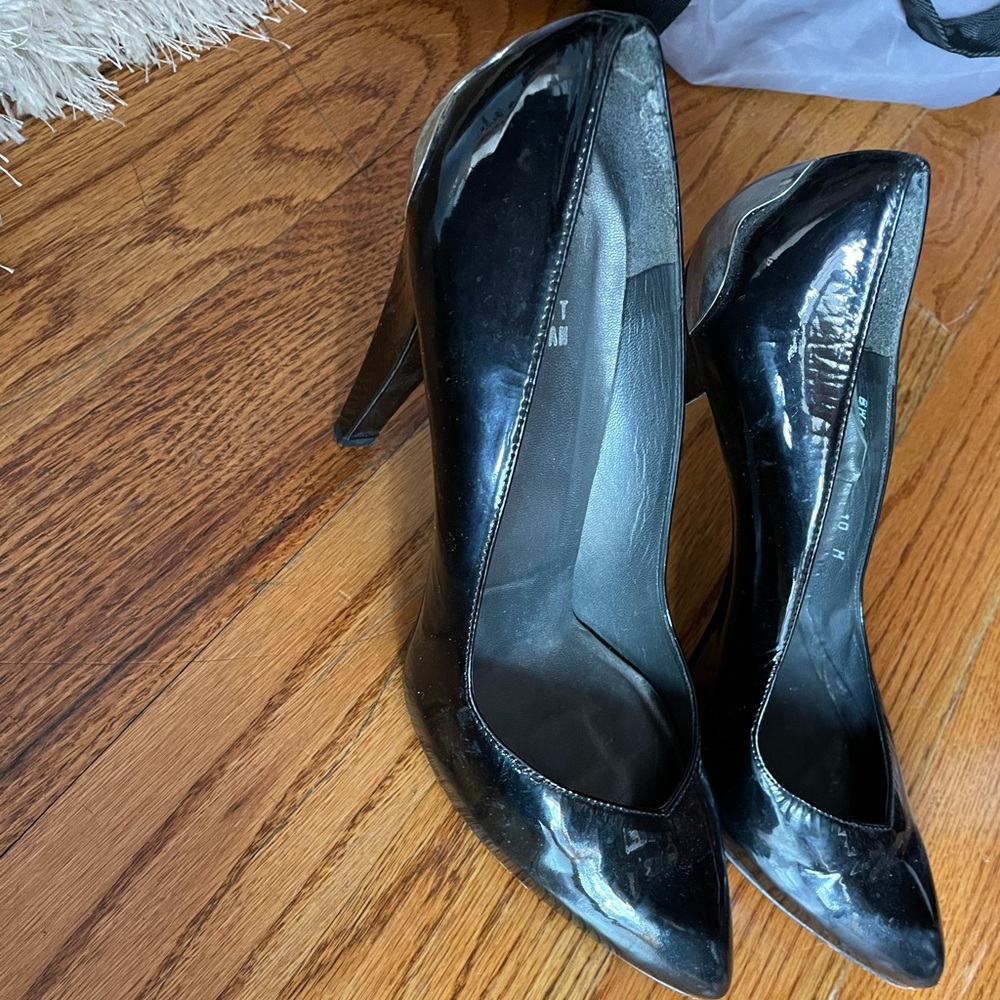 Stuart Weizmann Patent Leather Heels Size 10m - image 1
